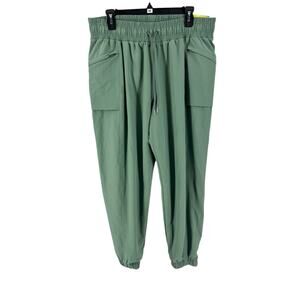 All In Motion Men’s Green Woven Winter Jogger Athletic Pants Size Large NEW